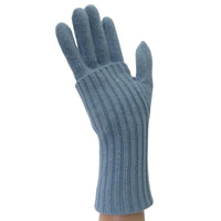 Blue Christmas Fold Over Glove