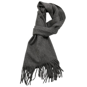 CASHMERE SCARF WITH FRINGE