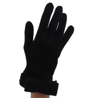 Knit Glove With Bow