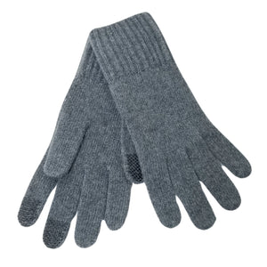 Cashmere glove  9' 2 X2 TOP, M Heather Grey TECH Fingers