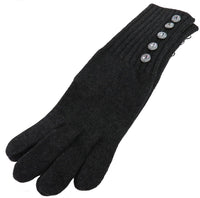 Cashmere glove with Crystal  buttons