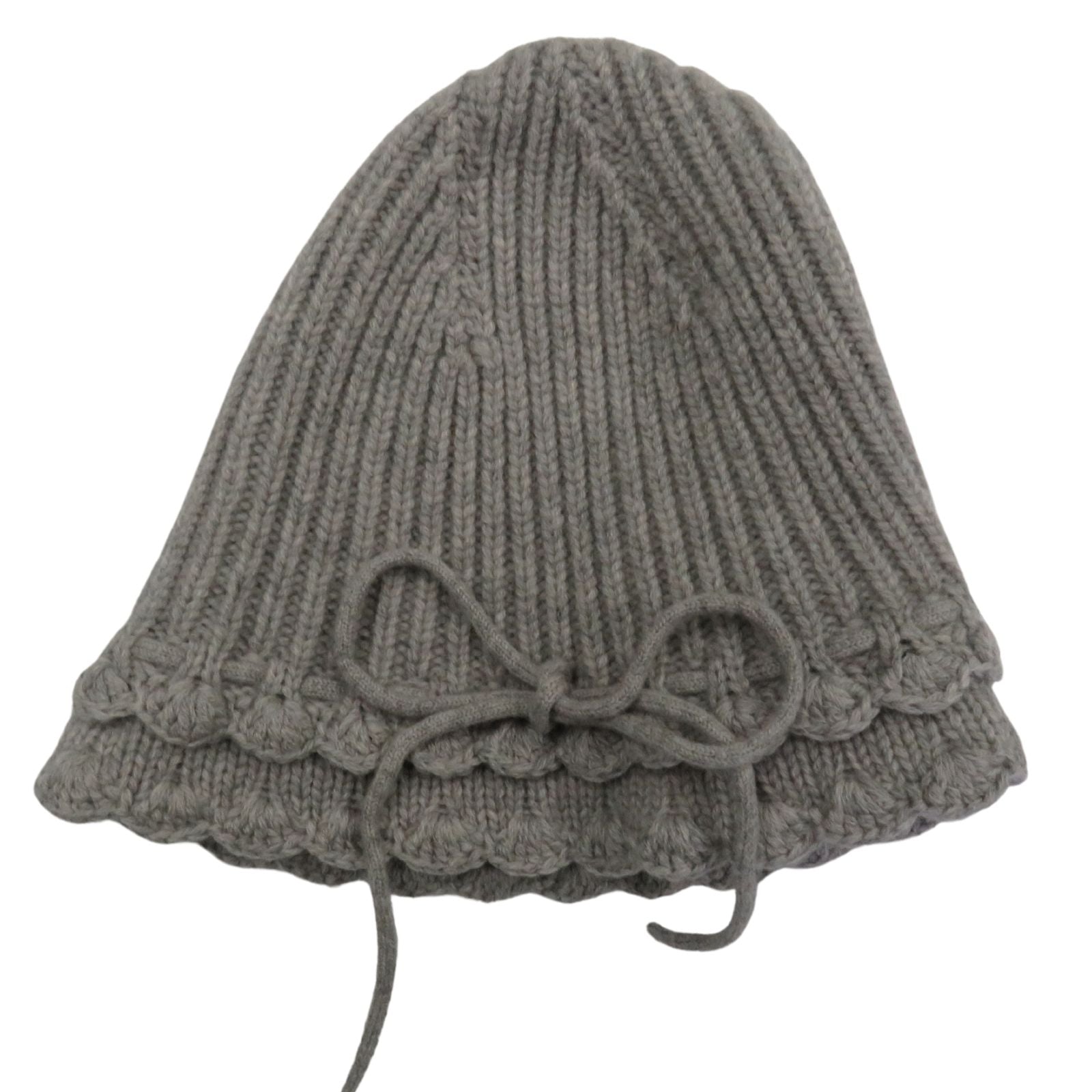 Chunky Flared Hat Light Heather Grey