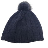 Cashmere Blend  RAPPER Unique Stitch  with Faux Pom