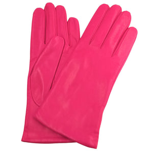 Leather Glove  Cashmere Lining CANDY PINK