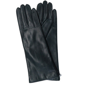 Leather Glove Cashmere Lining SAPPHIRE 4 BL LENGTH