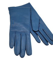 Leather Glove  Cashmere Lining  ,  BLUE MARINE