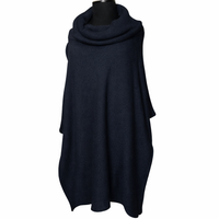 Cowlneck Tunic/Poncho  70%  Cashmere