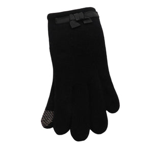 Cashmere Glove Bow Detail  FINAL SALE