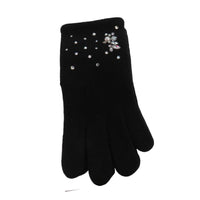 Stone Accent Cashmere Glove