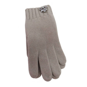 Crystals Cashmere Gloves