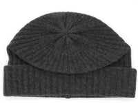 Cashmere hat with folded cuff, UNISEX