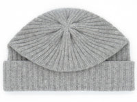 Cashmere hat with folded cuff, UNISEX