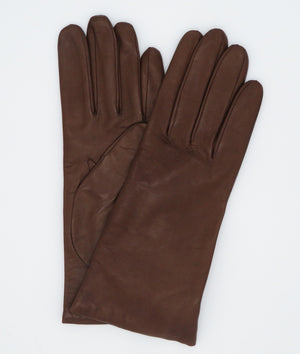Leather Glove Cashmere Lining TAUPE