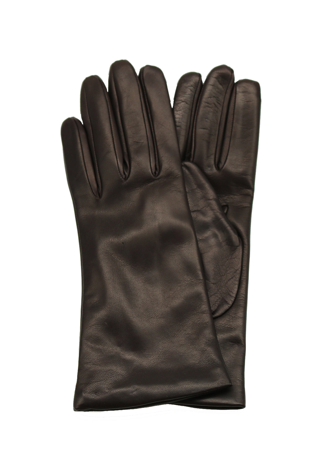 Leather Glove Cashmere Lining TEAK BROWN