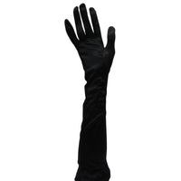 Black Evening Gloves With Buttons